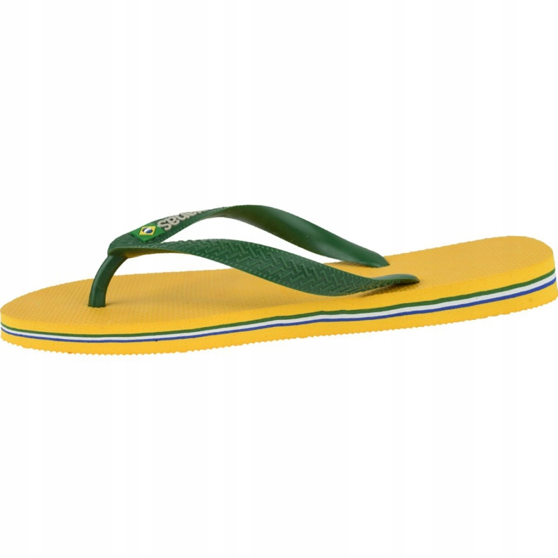 Havaianas Brasil Logo M 4110850-1652 japanke zelena žuta boja 1