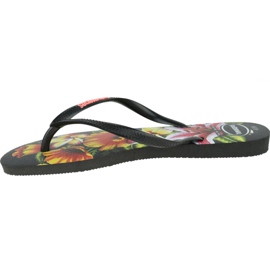 Havaianas Slim ljetne japanke 4129848-1069 crna višebojan 1