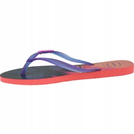 Havaianas Slim Paisage 4132614-6024 japanke mornarsko plava ružičasta 1