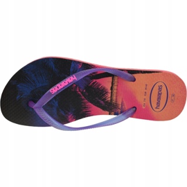 Havaianas Slim Paisage 4132614-6024 japanke mornarsko plava ružičasta 2