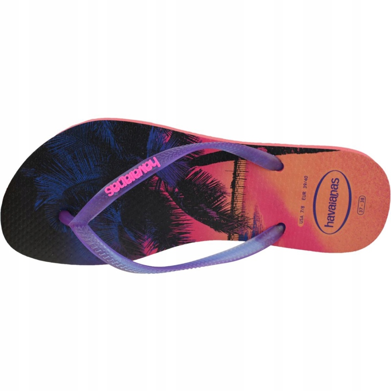 Havaianas Slim Paisage 4132614-6024 japanke mornarsko plava ružičasta 2