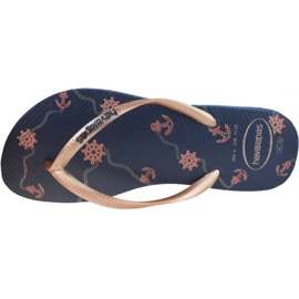 Havaianas Slim Nautial 4137125-1754 japanke ljubičasta tamnoplava 2