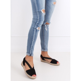 Crne ženske espadrile 0M815 Crne crna 2