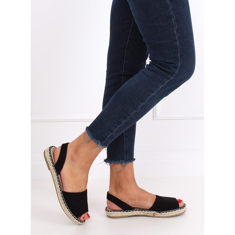 Crne crne 99-26A Crne espadrile crno 1