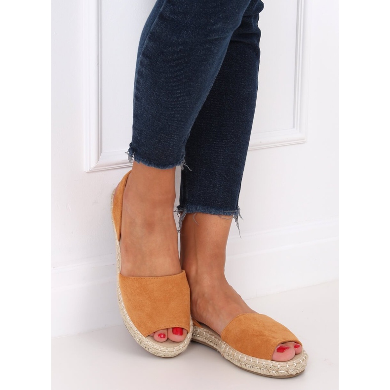 Vanjske espadrile deva 99-26A Camel smeđa 2