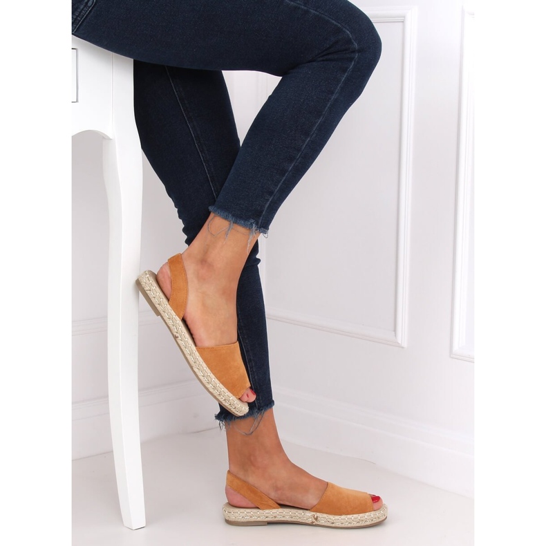 Vanjske espadrile deva 99-26A Camel smeđa 1