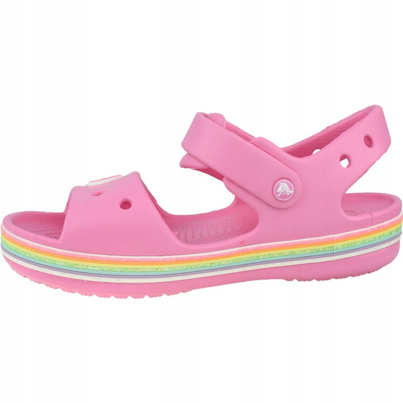 Crocs Imagination Sandal Ps 206145-669 crno ružičasta 1