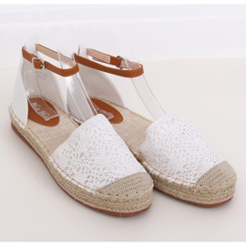 Espadrile rezane bijele 3035 Bijele bijela 1