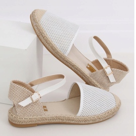 Bijele ženske espadrile MB-64119 Bijele bijela 1