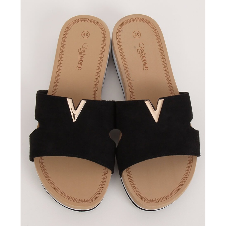 Crne ženske crne papuče G-5035 Crne crna 2