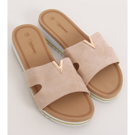 Ženske bež papuče G-5035 Bež 1