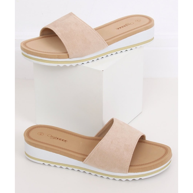 Ženske bež papuče G-5036 Bež 1