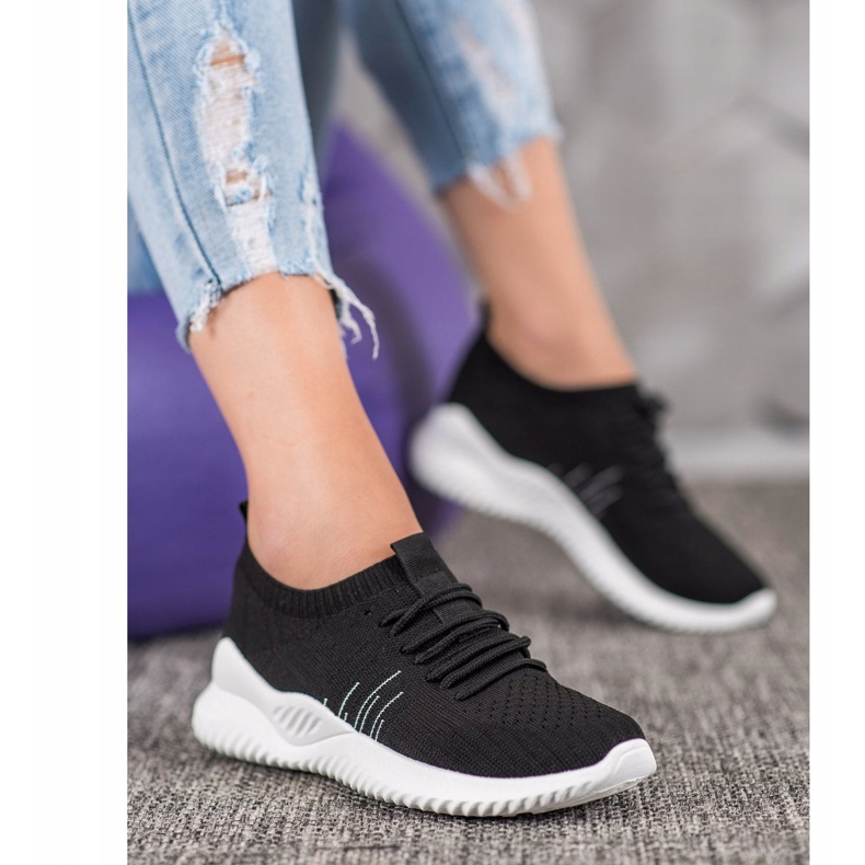 MCKEYLOR ažurne cipele crno 1