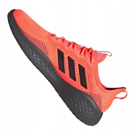 Patike za trčanje adidas Fluidflow M EG3664 crna narančasta 2
