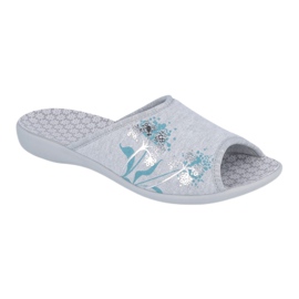 Befado ženske cipele pu 254D100 siva zelena 1