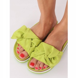 Zelene ženske zelene papuče SS116P Zelene zelena 1
