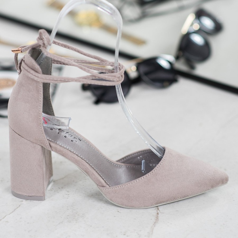 Seastar Vezane sive pumpe siva 2