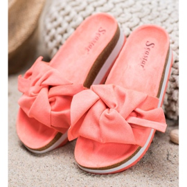 Seastar Ležerne papuče od antilopa višebojan narančasta 1