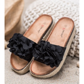 Seastar Modne crne papuče crna 2