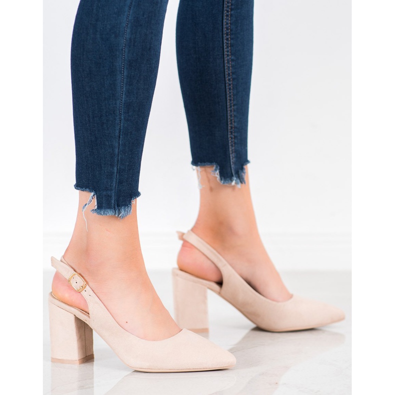 Seastar Pumpe od antilopa s otvorenom petom smeđa 1