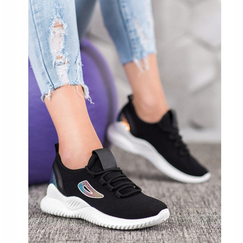 MCKEYLOR tenisice sa šljokicama crno 2