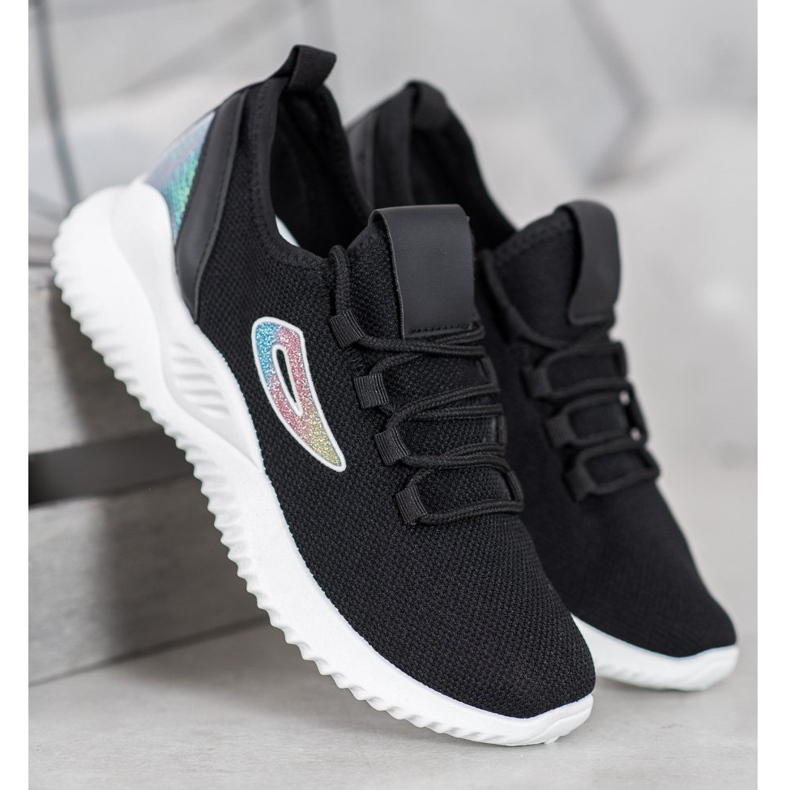 MCKEYLOR tenisice sa šljokicama crno 1