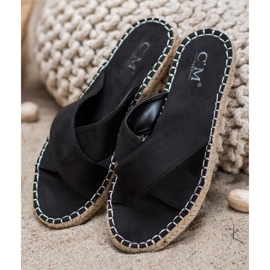 Cm Paris Ležerne lagani papuče crna 1
