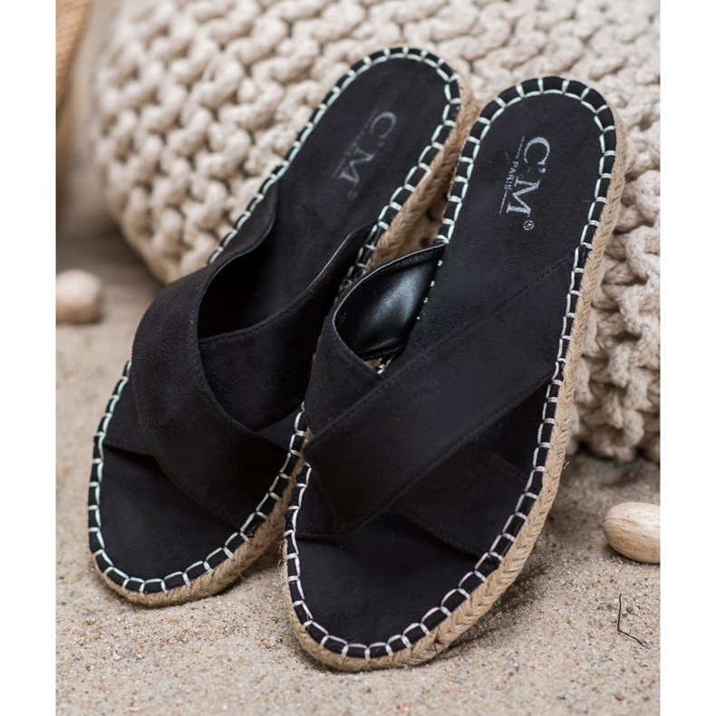 Cm Paris Ležerne lagani papuče crna 1