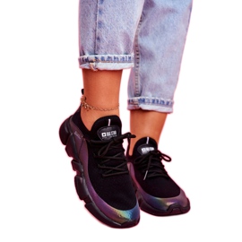 Ženske sportske cipele Big Star Black FF274A053 crno raznobojna 2