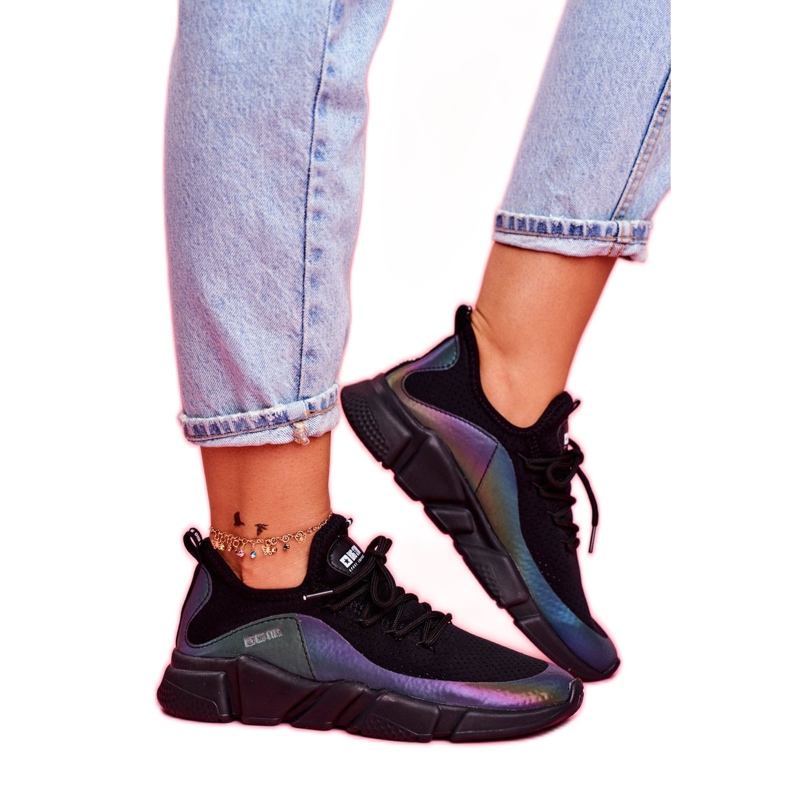 Ženske sportske cipele Big Star Black FF274A053 crna višebojan 3