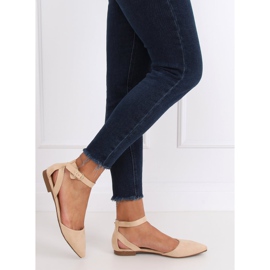 Balerine sa kopčom bež CL73P Bež 2