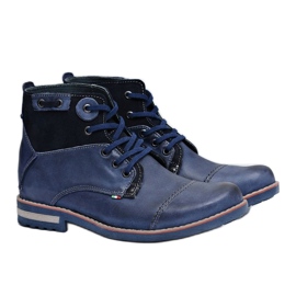 KOMODO Muške čizme Navy Blue High Shoes Rebrand mornarsko plava 1