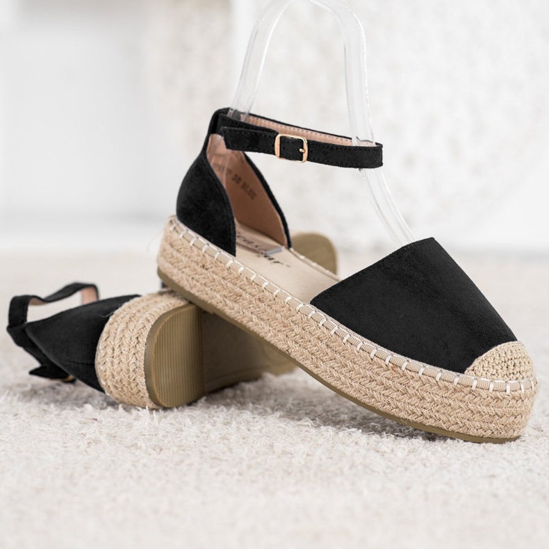Seastar Crne espadrile na platformi crna 2
