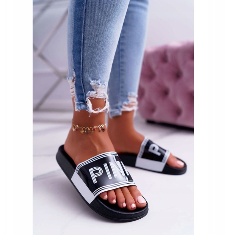 Crne ženske papuče Vrita crna 1