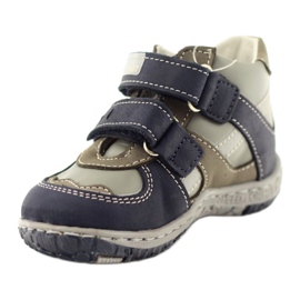 Kožne čizme Ren But 1363 tamnoplave tamnoplava siva 2