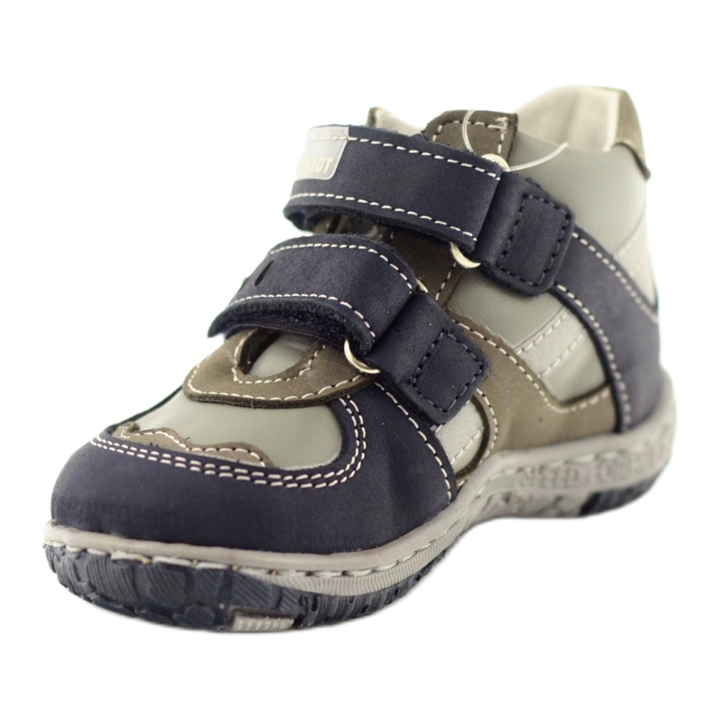 Kožne čizme Ren But 1363 tamnoplave tamnoplava siva 2