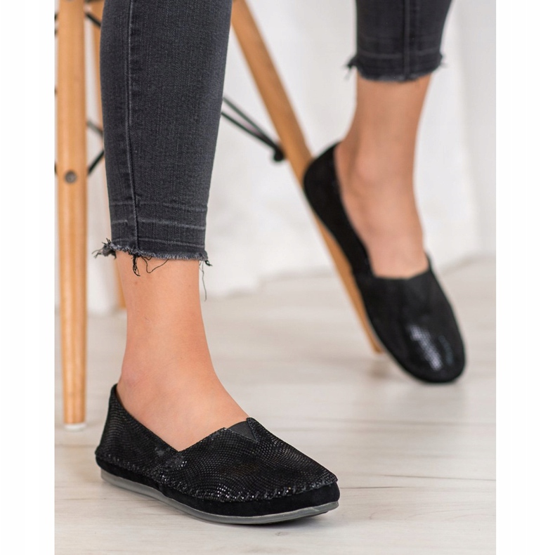 VINCEZA Kožne gaćice crna višebojan 2