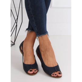 Otvorene cipele tamnoplave NH-23P DK.BLUE tamnoplava 2