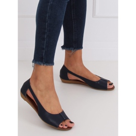 Otvorene cipele tamnoplave NH-23P DK.BLUE tamnoplava 1