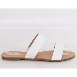 Jednostavne bijele papuče S060074 Bijele bijela 2