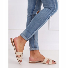 Ženske bež papuče Q-88 Bež 2