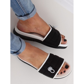 Crne ženske crne papuče G-338 Crne crna 1