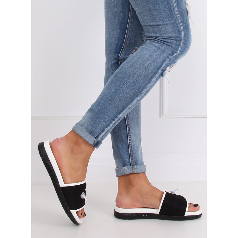 Crne ženske crne papuče G-338 Crne crna 2