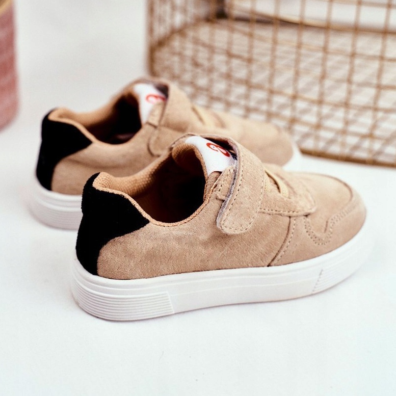 Apawwa Sportske dječje cipele s čičak bež albatros 1