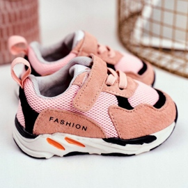 Apawwa Sportske dječje cipele s čičak ružičastim Yetto ružičasta 1