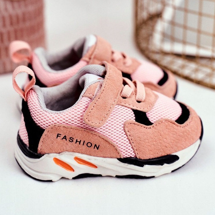 Apawwa Sportske dječje cipele s čičak ružičastim Yetto ružičasta 1