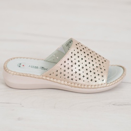 J. Star Lagane, udobne papuče zlatni 2