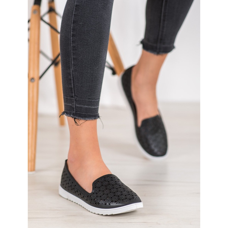 Renda Udobni ažurni lordovi crna 1