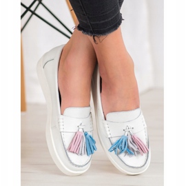 Natikače sa šarenim rubovima VINCEZA bijela 1