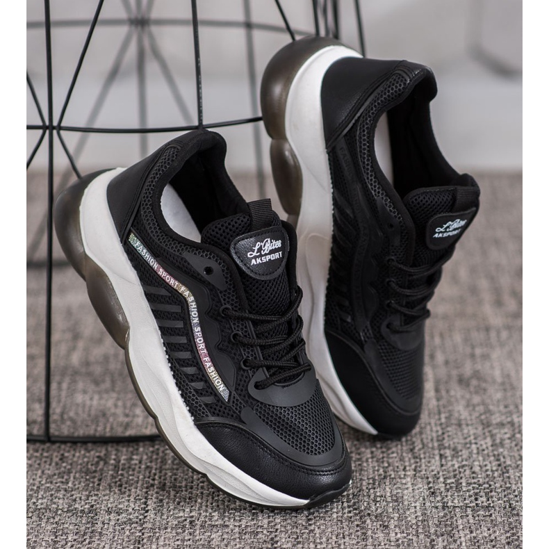 Via Giulia  Modne sportske tenisice crno 1